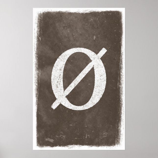 Empty Set Art - Math Posters (Front)