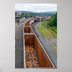 Empty Train Cars Poster