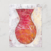 Empty Vessel - Flower Vase Postcard