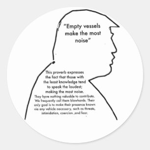 Empty Vessels Sticker