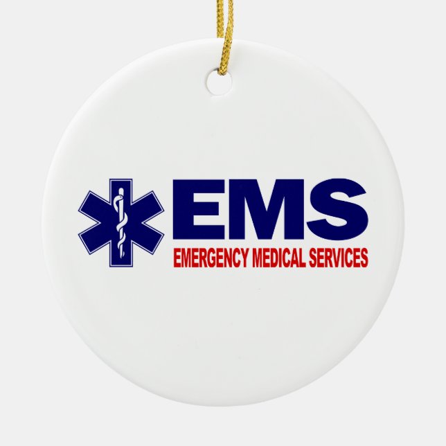 EMS 3 CERAMIC TREE DECORATION (Front)