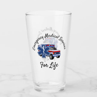 EMS Ambulance For Life Glass
