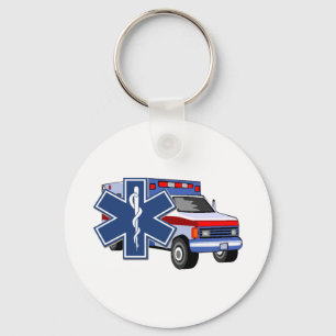 EMS Ambulance Key Ring