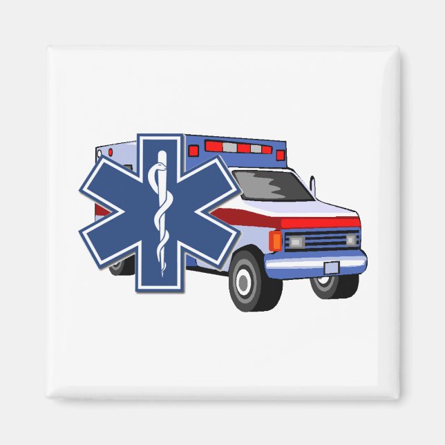 EMS Ambulance Magnet (Front)