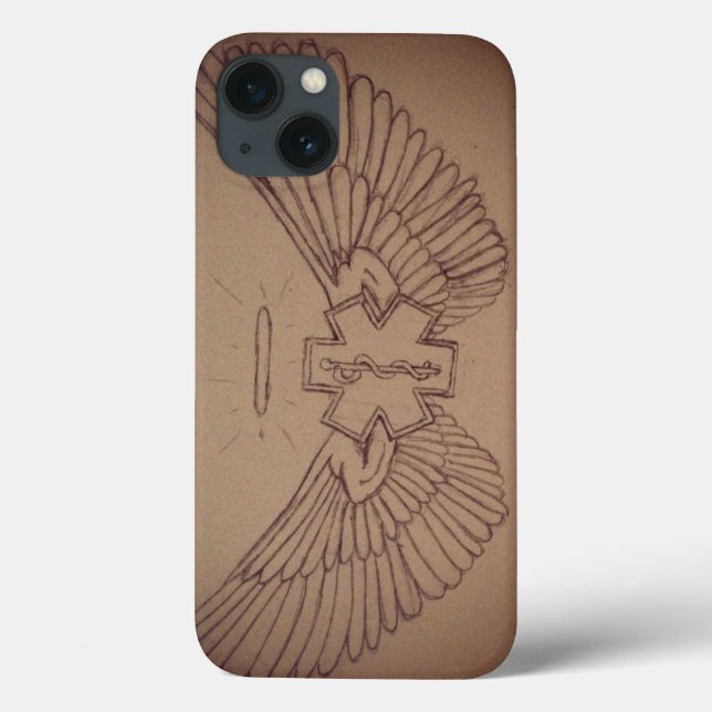 EMS Angel Case-Mate iPhone Case (Back)