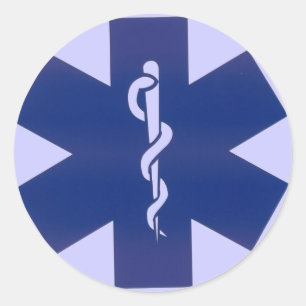 ems classic round sticker