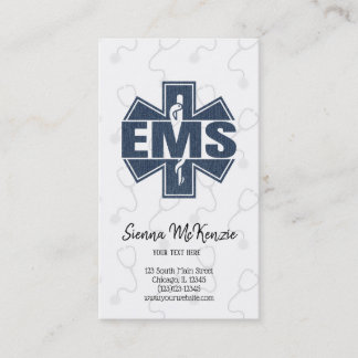 EMS Denim texture Business Card