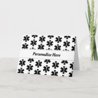 EMS Emergency Logo  Card