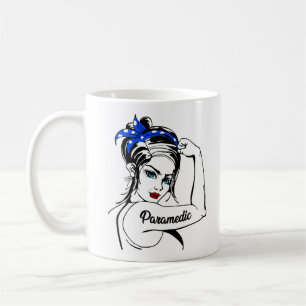 EMS Emergency Paramedic Rosie The Riveter Coffee Mug