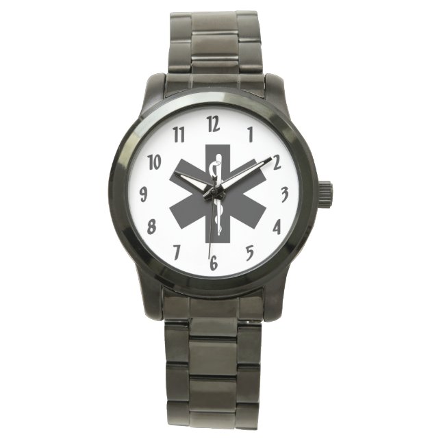 EMS EMT Paramedic Rescue Star Watch (Front)