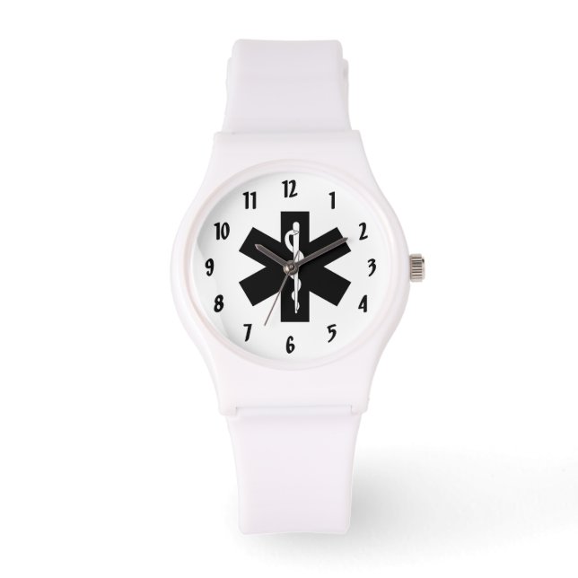 EMS EMT Paramedic Rescue Star Watch (Front)
