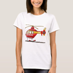 EMS EMT Rescue Medical Helicopter Ambulance T-Shirt