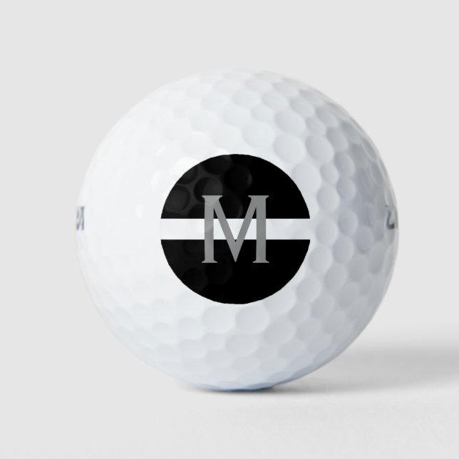 EMS EMT Thin White Line Monogram Golf Balls (Front)
