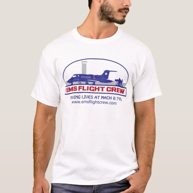 EMS Flight Crew Jet T-Shirt (Front)