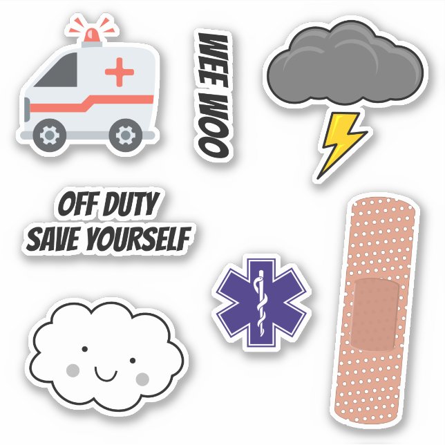 EMS Humour Pack, Paramedic Jokes (Front)