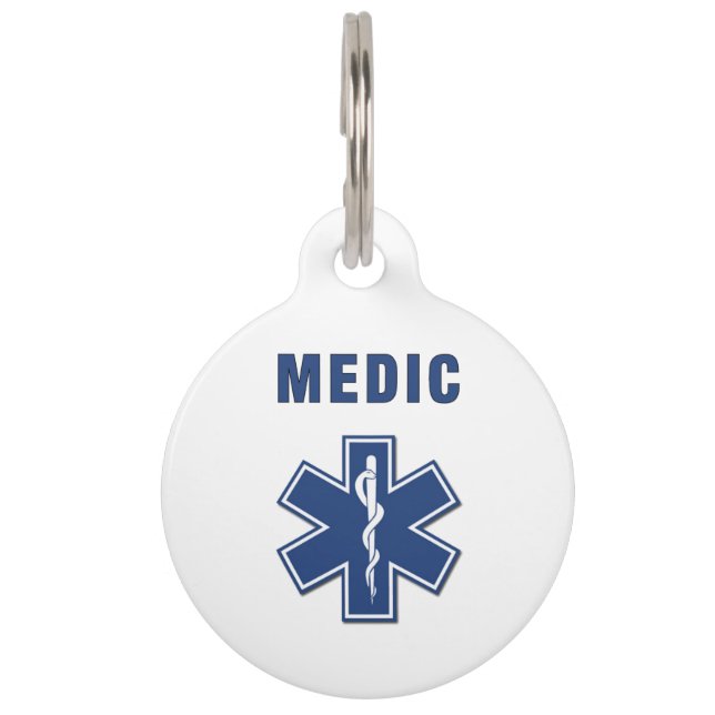 EMS Medic Pet Tag (Front)