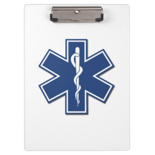 EMS Star Of Life Clipboard
