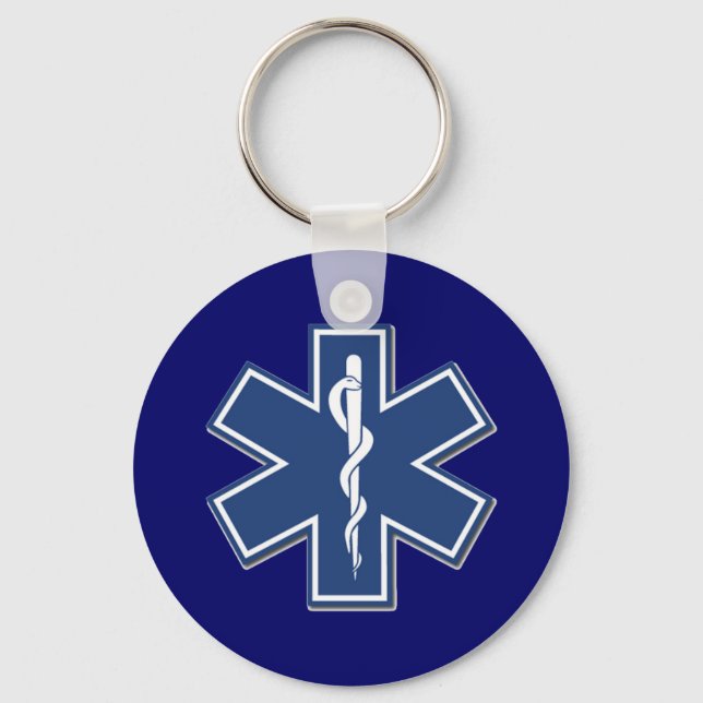 EMS Star of Life Key Ring (Front)
