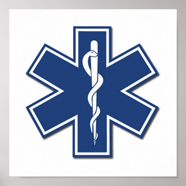EMS Star of Life Poster (Front)