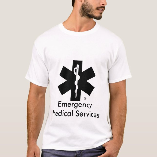 EMS Star of Life Tee - Humourous (Front)