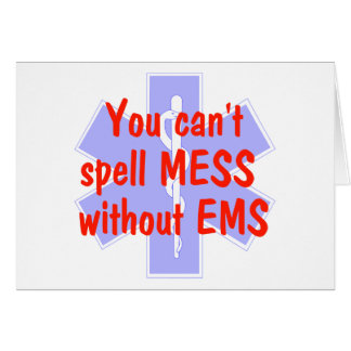 EMS-You Can't Spell Mess Without EMS, Card