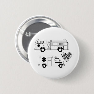 EMT 6 CM ROUND BADGE