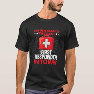 Emt Aid Kit Ems Ambulance Police Paramedic First T-Shirt