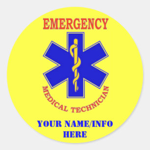 EMT CLASSIC ROUND STICKER
