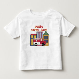 EMT Daddy Saves Lives Toddler T-Shirt
