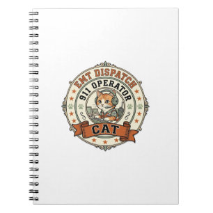 EMT Dispatch 911 Operator Cat EMT Dispatch 911 Ope Notebook