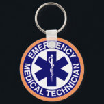 EMT Emergency Medical Technician Key Ring<br><div class="desc">EMT Emergency Medical Technician</div>