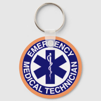 EMT Emergency Medical Technician Key Ring