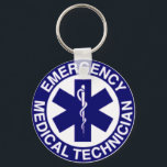 EMT Emergency Medical Technician Key Ring<br><div class="desc">EMT Emergency Medical Technician</div>