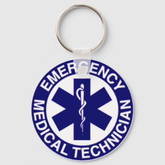 EMT Emergency Medical Technician Key Ring