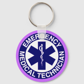 EMT Emergency Medical Technician Key Ring
