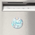 EMT Ice Blue Snowflake Personalized Name 