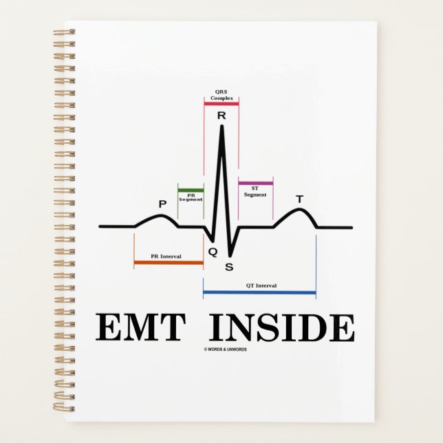 EMT Inside Sinus Rhythm Electrocardiogram Planner (Front)