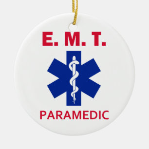 EMT Paramedic Ceramic Tree Decoration