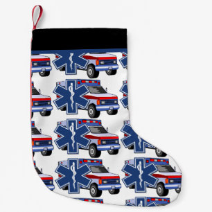 EMT Paramedic EMS Ambulance Small Christmas Stocking