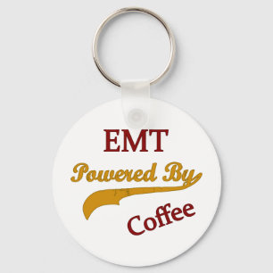 EMT Powered By Coffee Key Ring