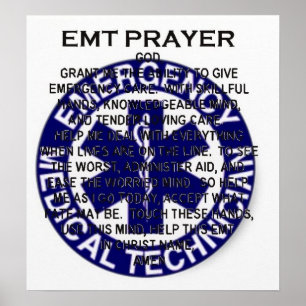 EMT Prayer Poster