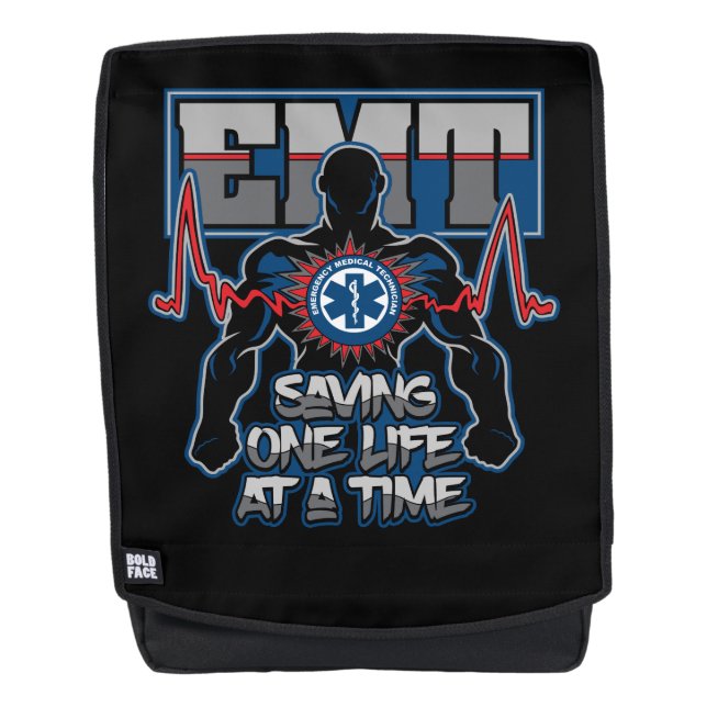 EMT Saving One Live at a Time Backpack (Front)