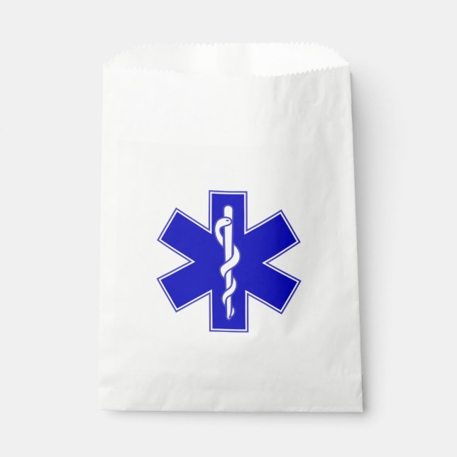 EMT Star of Life Favour Bags (Front)