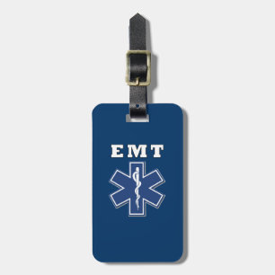 EMT Star of Life Luggage Tag