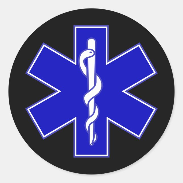 EMT Star of life sticker (Front)