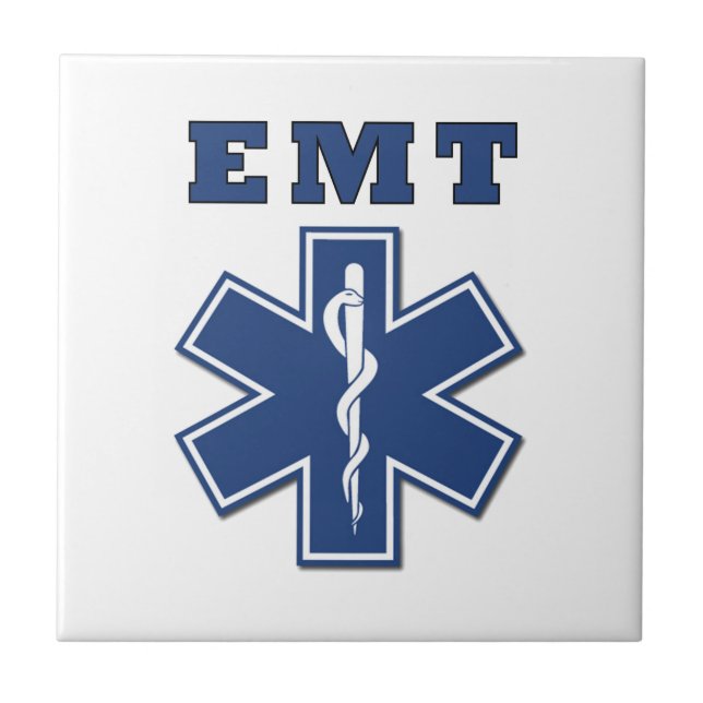 EMT Star of Life Tile (Front)