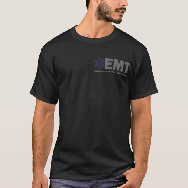 EMT subdued tactical-style design T-Shirt (Front)