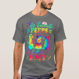 EMT Tie Dye Favourite Nurse Easter  T-Shirt