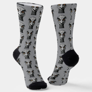 Emu bird head socks