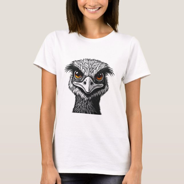 Emu bird head T-Shirt (Front)